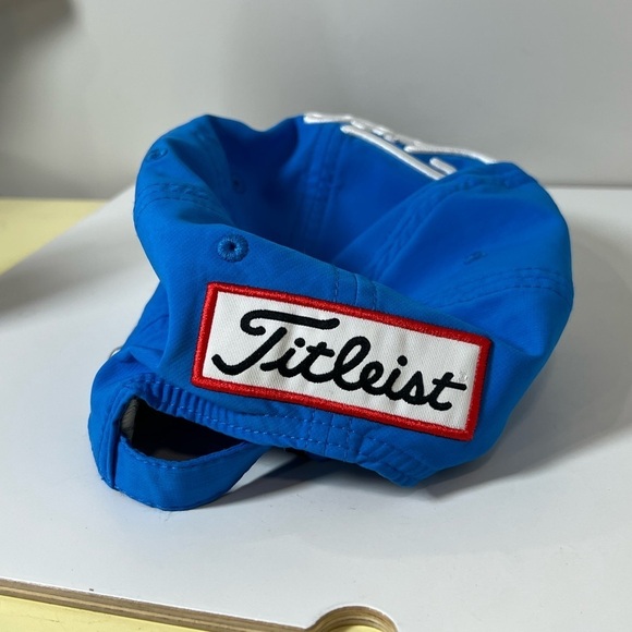 Titleist One Size Blue PRO V1 Footjoy FJ Classic Golf Hat - Picture 3 of 5
